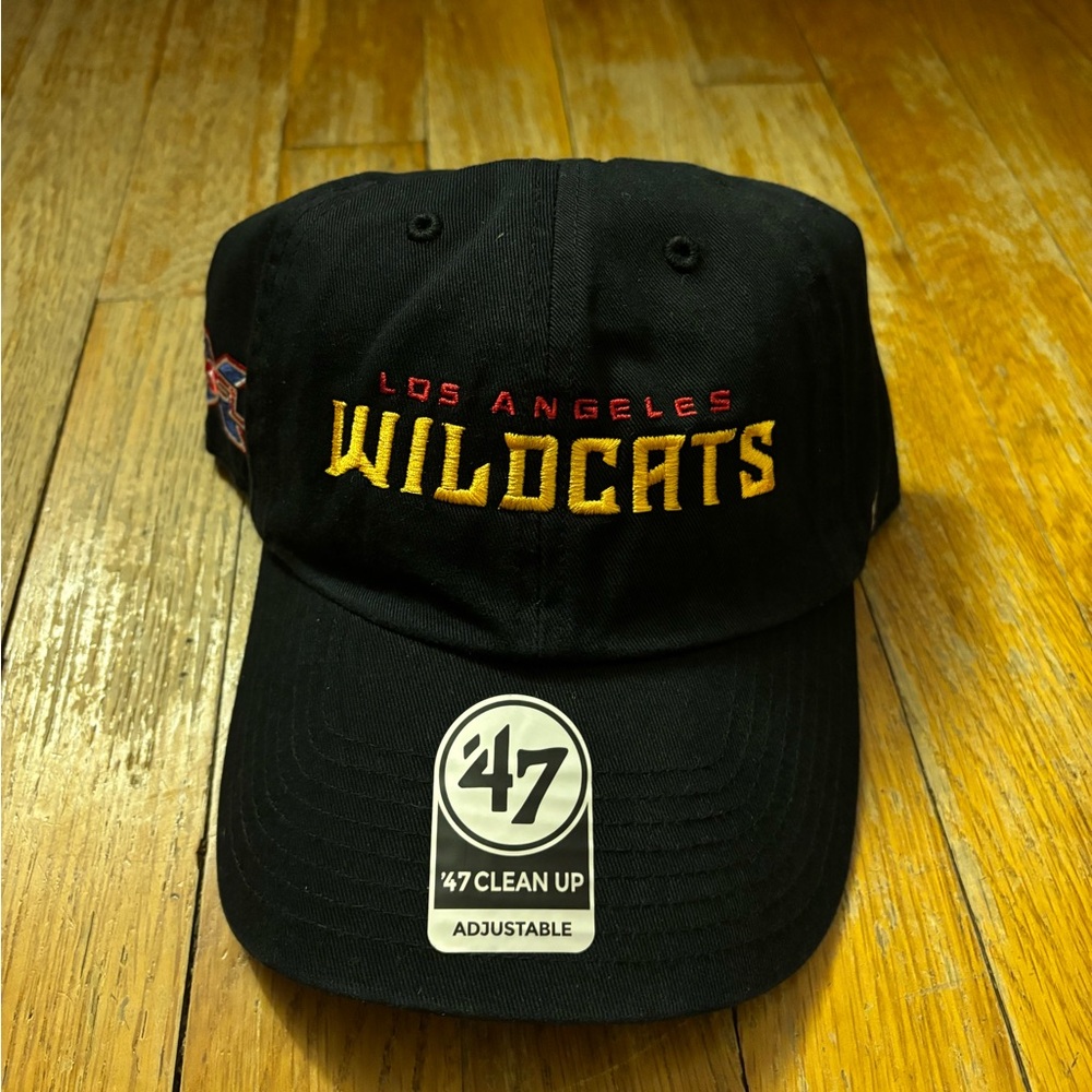 M47 LA Los Angeles Wildcats XFL Football Adjustable Hat Cap Black